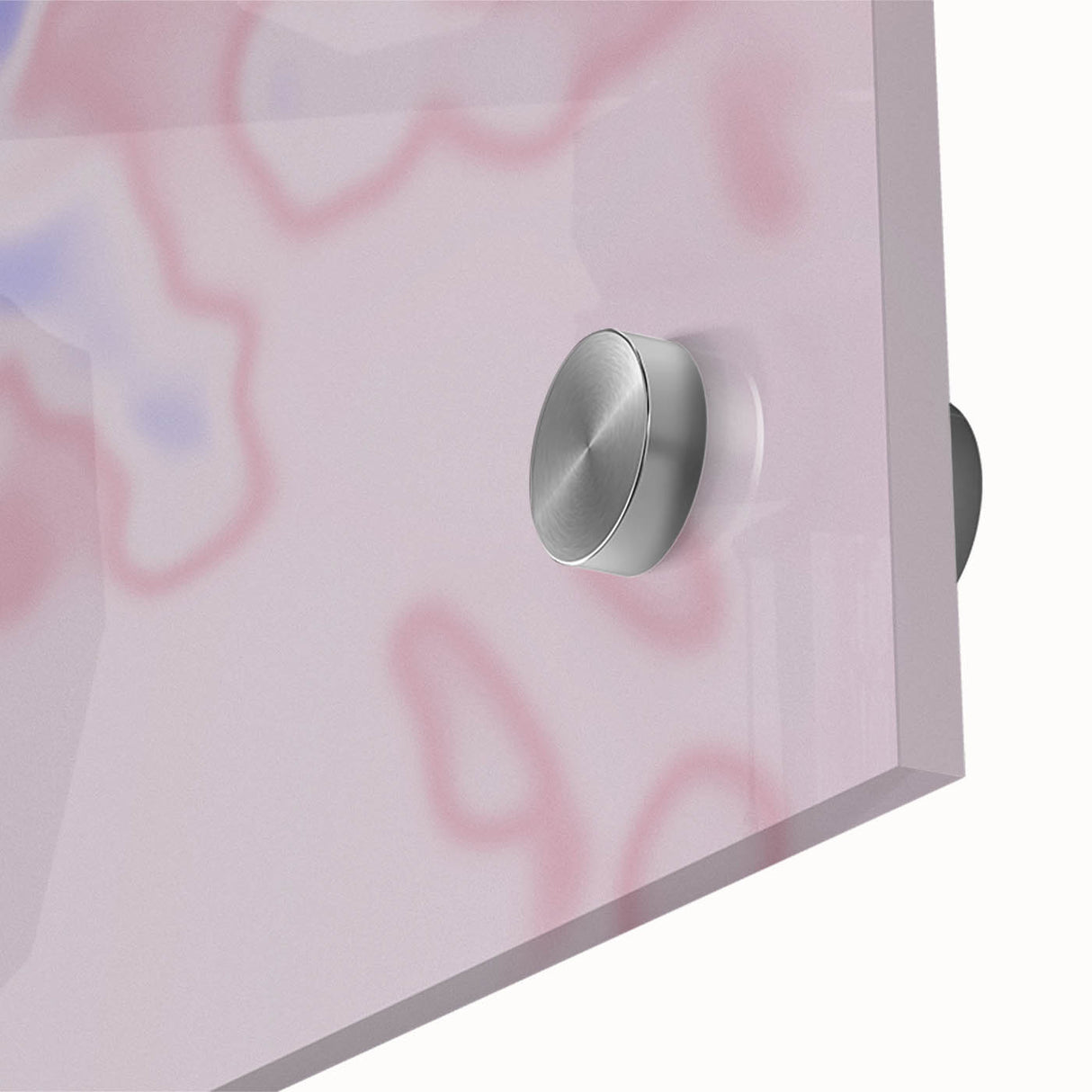 Abstract Pink and Blue Gradient Art | Nature-Inspired Modern Wall Décor