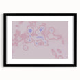 Abstract Pink and Blue Gradient Art | Nature-Inspired Modern Wall Décor