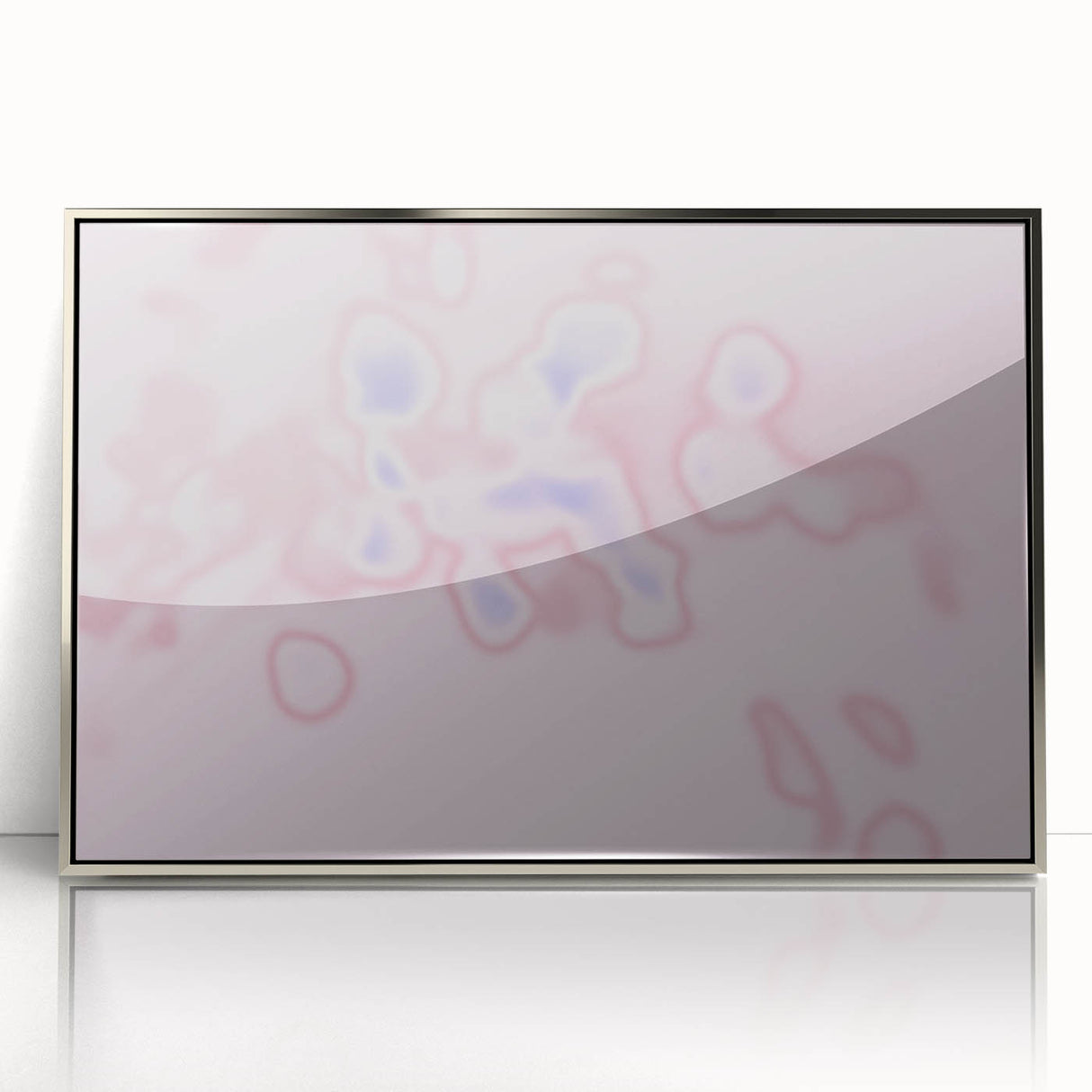 Abstract Pink and Blue Gradient Art | Nature-Inspired Modern Wall Décor