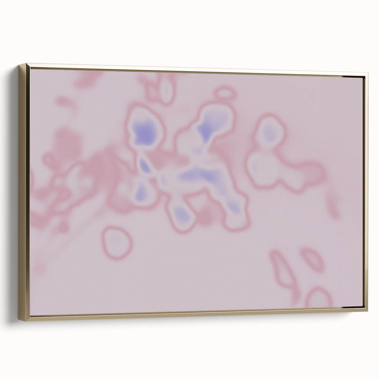 Abstract Pink and Blue Gradient Art | Nature-Inspired Modern Wall Décor