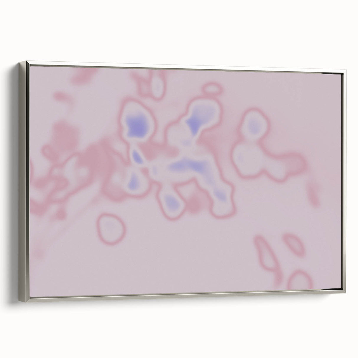 Abstract Pink and Blue Gradient Art | Nature-Inspired Modern Wall Décor