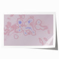 Abstract Pink and Blue Gradient Art | Nature-Inspired Modern Wall Décor