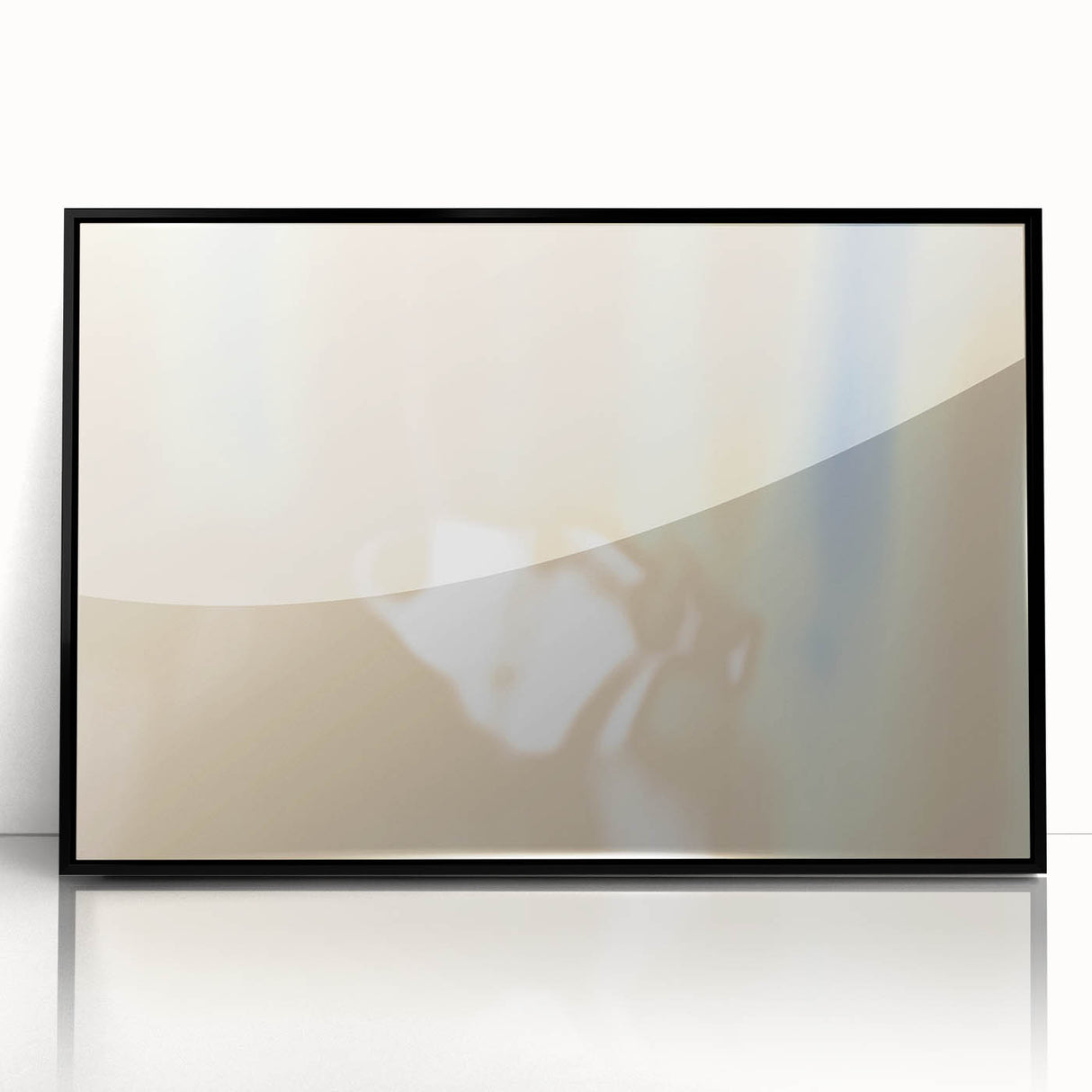 Abstract Nature-Inspired Beige Gradient Art | Soft Textured Wall Décor