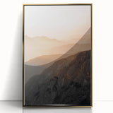 Sunset Mountain Majesty - Rustic Landscape Art