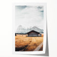 Alpine Retreat - Rustic Cabin Landscape Art