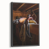 Rustic Saddle and Barn Wall Art for Farmhouse and Western Decor