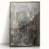 Weathered Lion Door Knocker Wall Art – Rustic Elegance Decor