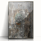 Weathered Lion Door Knocker Wall Art – Rustic Elegance Decor