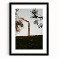 Industrial Smokestack Wall Art – Rustic Environmental Decor