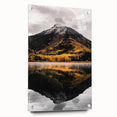 Mountain Reflection - Serene Autumn Landscape Art