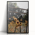 Rustic Wall Art - Wildflowers and Fence Farmhouse Decor for Rustic Homes