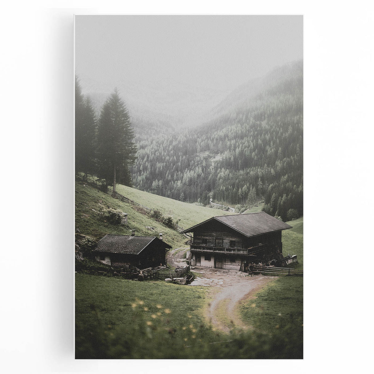 Rustic Wall Art - Mountain Cabin Farmhouse Decor for Rustic Homes
