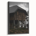Alpine Barn Retreat - Rustic Mountain Art Print