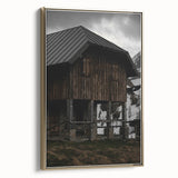 Alpine Barn Retreat - Rustic Mountain Art Print