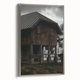 Alpine Barn Retreat - Rustic Mountain Art Print