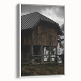 Alpine Barn Retreat - Rustic Mountain Art Print