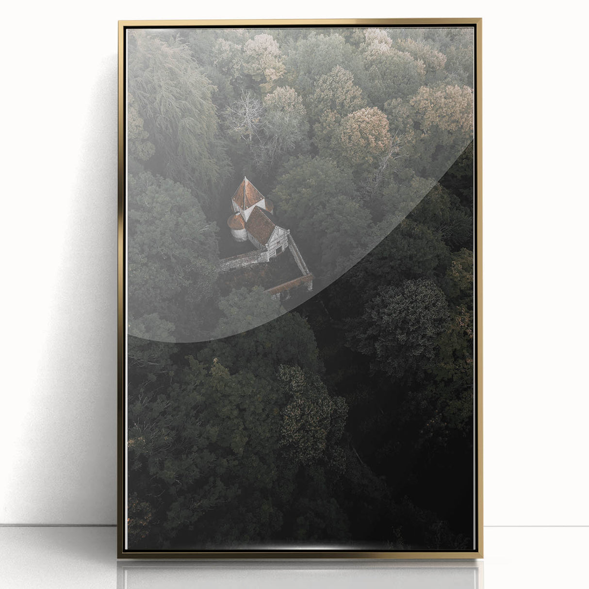 Hidden Sanctuary - Rustic Forest Retreat Art Print