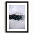 Rustic Mountain Landscape Art, Farmhouse Wall Decor Print