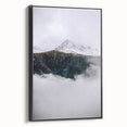 Rustic Mountain Landscape Art, Farmhouse Wall Decor Print