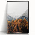 Autumn Mountain Majesty, Rustic Farmhouse Wall Art Print