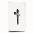 Rustic Wooden Cross Wall Art – Minimalist Farmhouse-Inspired Decor