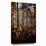 Rustic Autumn Forest Wall Art – Nature-Inspired Farmhouse Landscape Decor