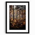 Rustic Autumn Forest Wall Art – Nature-Inspired Farmhouse Landscape Decor