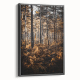 Rustic Autumn Forest Wall Art – Nature-Inspired Farmhouse Landscape Decor