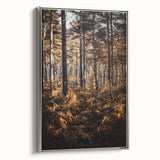 Rustic Autumn Forest Wall Art – Nature-Inspired Farmhouse Landscape Decor