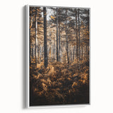 Rustic Autumn Forest Wall Art – Nature-Inspired Farmhouse Landscape Decor