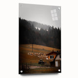 Rustic Farmhouse Landscape Wall Art – Farmhouse Decor with Country Charm