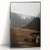 Rustic Farmhouse Landscape Wall Art – Farmhouse Decor with Country Charm