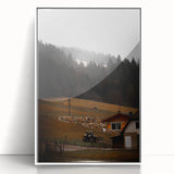 Rustic Farmhouse Landscape Wall Art – Farmhouse Decor with Country Charm