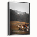 Rustic Farmhouse Landscape Wall Art – Farmhouse Decor with Country Charm