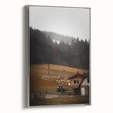 Rustic Farmhouse Landscape Wall Art – Farmhouse Decor with Country Charm