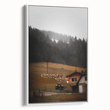 Rustic Farmhouse Landscape Wall Art – Farmhouse Decor with Country Charm