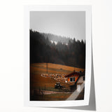 Rustic Farmhouse Landscape Wall Art – Farmhouse Decor with Country Charm