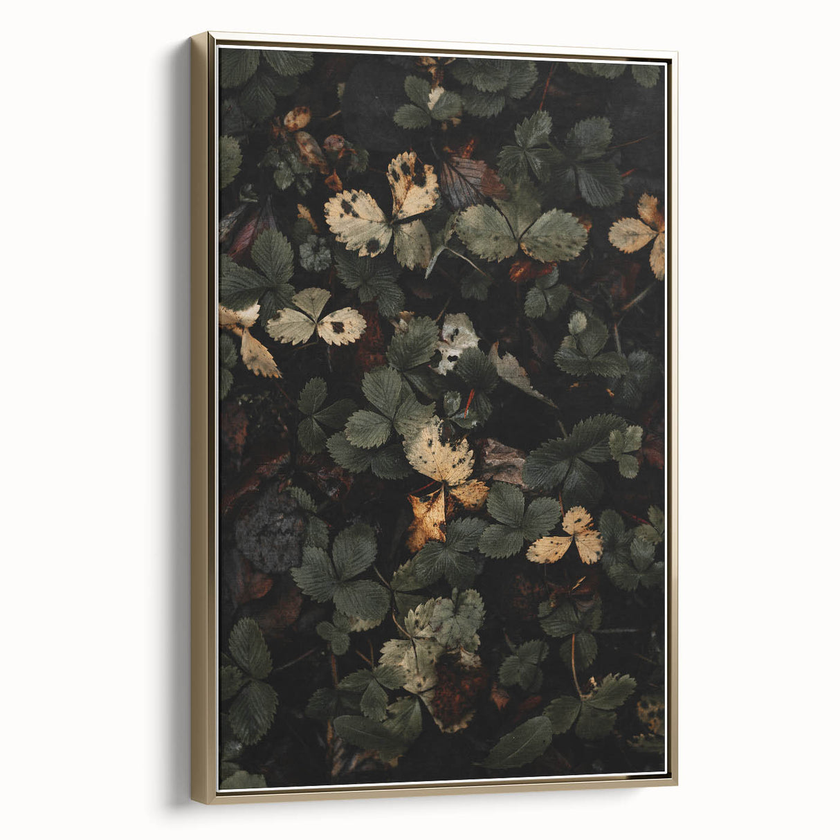 Rustic Forest Leaves Wall Art – Farmhouse Decor with Autumn Charm