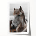 Rustic Horse Portrait Wall Art – Farmhouse Decor with Natural Charm