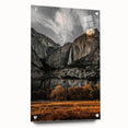 Rustic Mountain Waterfall Wall Art – Farmhouse Decor with Nature’s Beauty