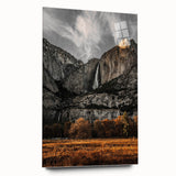 Rustic Mountain Waterfall Wall Art – Farmhouse Decor with Nature’s Beauty
