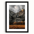 Rustic Mountain Waterfall Wall Art – Farmhouse Decor with Nature’s Beauty