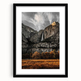 Rustic Mountain Waterfall Wall Art – Farmhouse Decor with Nature’s Beauty