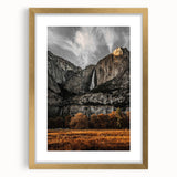Rustic Mountain Waterfall Wall Art – Farmhouse Decor with Nature’s Beauty