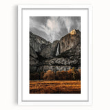 Rustic Mountain Waterfall Wall Art – Farmhouse Decor with Nature’s Beauty
