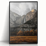 Rustic Mountain Waterfall Wall Art – Farmhouse Decor with Nature’s Beauty