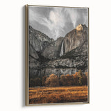 Rustic Mountain Waterfall Wall Art – Farmhouse Decor with Nature’s Beauty