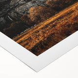 Rustic Mountain Waterfall Wall Art – Farmhouse Decor with Nature’s Beauty