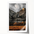 Rustic Mountain Waterfall Wall Art – Farmhouse Decor with Nature’s Beauty