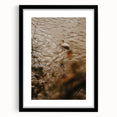 Rustic Wall Art of Duck on Water - Farmhouse Vintage Nature Scene